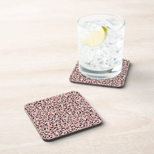 Dessous-de-verre Léopard Print, Léopard Spots, Rose Léopard