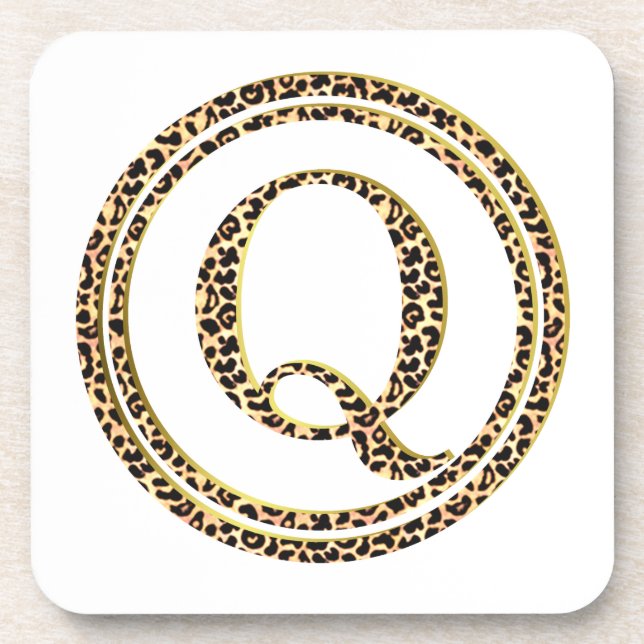 Dessous-de-verre Leopard Q (Devant)