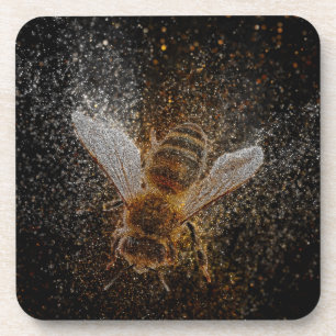Dessous-de-verre Les abeilles tombées sont magiques