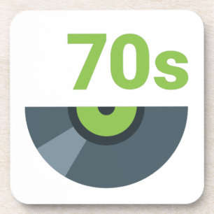 Dessous-de-verre les années 70 Rock Record des années 1970