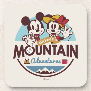 Dessous-de-verre Les aventures de Mickey à la montagne