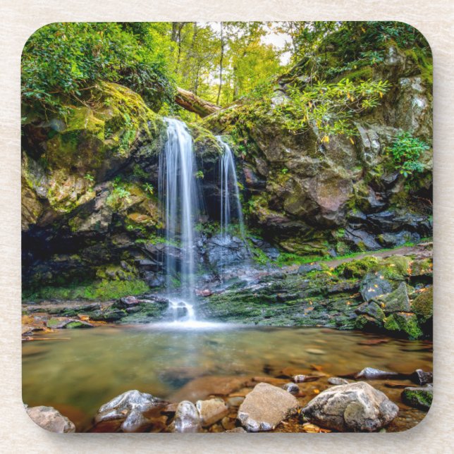 Dessous-de-verre Les cascades | Parc national de Smokey Mountain (Devant)