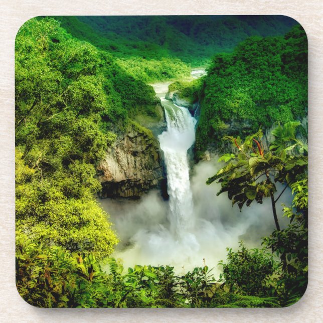 Dessous-de-verre Les cascades | San Rafael Falls, Equateur (Devant)