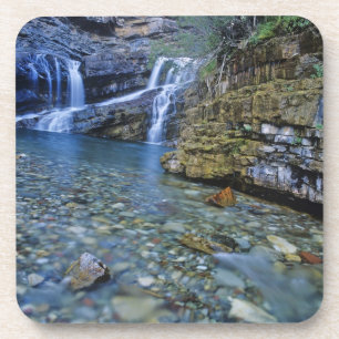 Dessous-de-verre Les chutes Cameron dans le parc national Waterton 