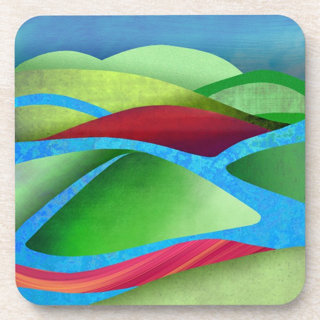 Dessous-de-verre Les Collines Sur La Glace (Devant)