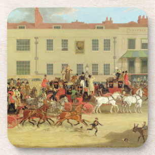 Dessous-de-verre Les courrier de pays de nord au paon, Islington,