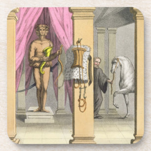 Dessous-de-verre Les écuries du cheval de Caligula, Incitata,