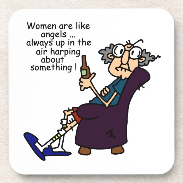Dessous-de-verre Les Femmes Sont Comme Des Anges (Devant)