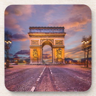 Dessous-de-verre Les monuments   Arc de Triomphe, Paris France