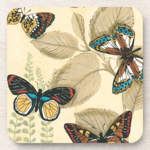 Dessous-de-verre Les papillons qui dorment sur les Feuilles