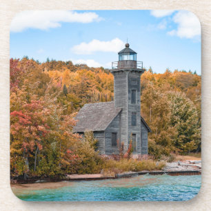 Dessous-de-verre Les phares   Grand Island East Channel Light