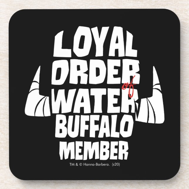Dessous-de-verre Les Pierrafeu | Loyal Order Water Buffalo Membre (Devant)
