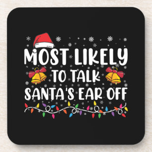 Dessous-de-verre Les Plus Susceptibles De Parler De Santas Oreille 