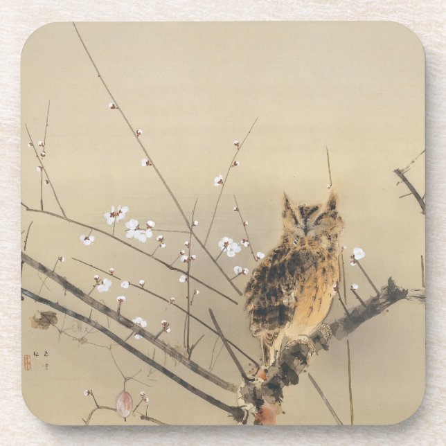 Dessous-de-verre Les premières fleurs de prune par Nishimura Goun,  (Devant)