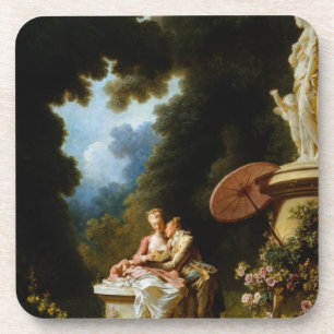 Dessous-de-verre Lettres d'amour par Jean Honore Fragonard