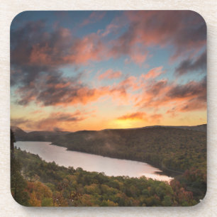 Dessous-de-verre Lever de soleil vibrant sur le lac des Nuages en a