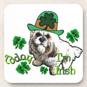 Dessous-de-verre Lhasa Apso St patrick