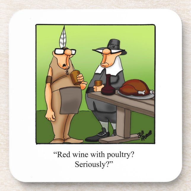 Dessous-de-verre L'Humour de Thanksgiving (Devant)