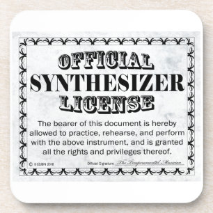 Dessous-de-verre Licence Synthesizer