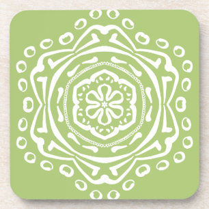 Dessous-de-verre Lichen Mandala