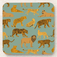 Lion, tigre et Motif léopard