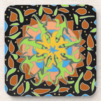 Dessous-de-verre Lizard Mandala