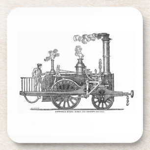 Dessous-de-verre Locomotive à vapeur précoce