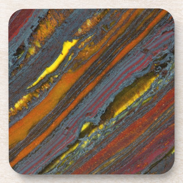 Dessous-de-verre L'Oeil du tigre australien rayé (Devant)