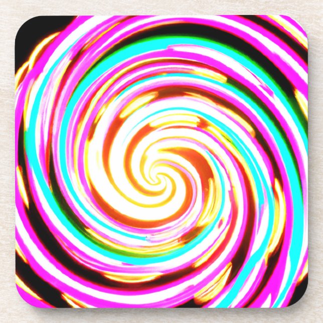 Dessous-de-verre L'oeuvre de Neon Motif (Devant)