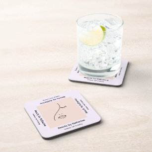 Dessous-de-verre Logo Abstrait moderne femme beauté visage femme