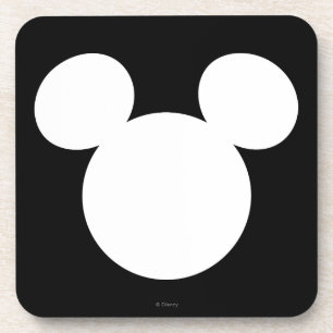 Dessous-de-verre Logo Disney Silhouette de Mickey Mouse