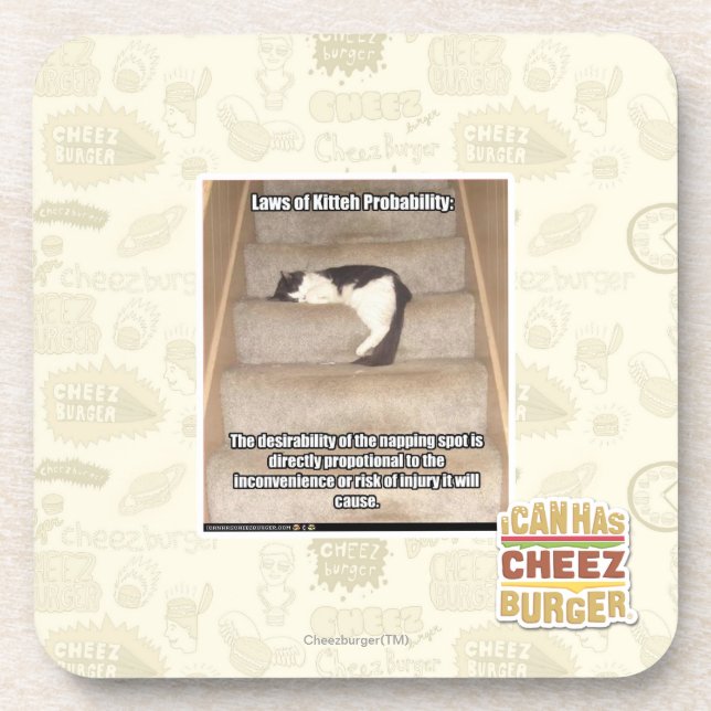 Dessous-de-verre Lois de la probabilité de Kitteh (Devant)