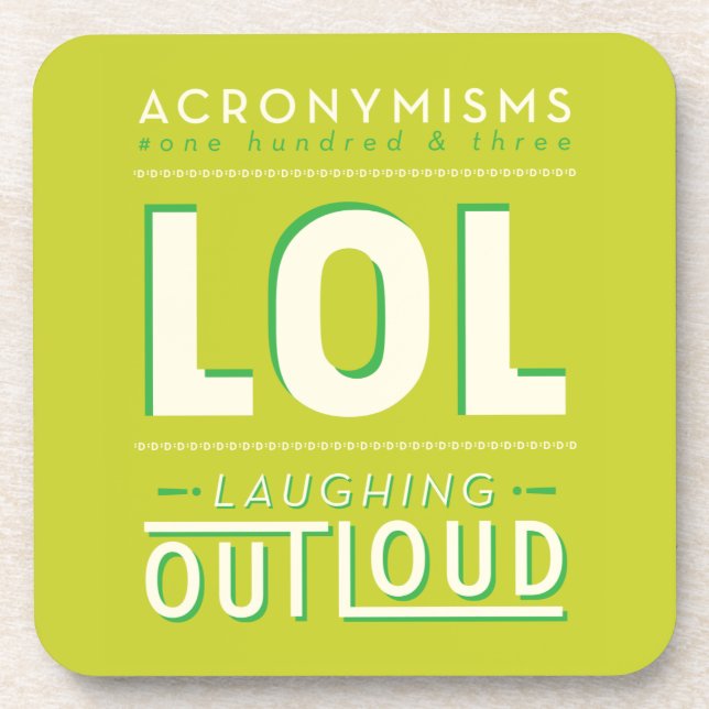 DESSOUS-DE-VERRE LOL (Devant)