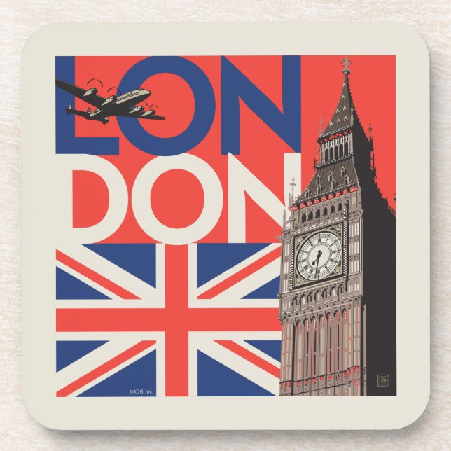 Dessous-de-verre Londres Big Ben | Angleterre (Devant)