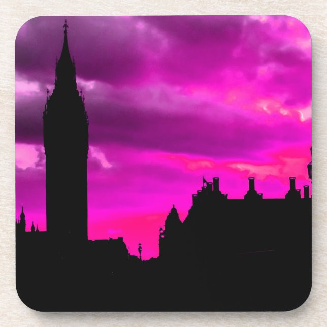 Dessous-de-verre Londres City Sunset (Devant)