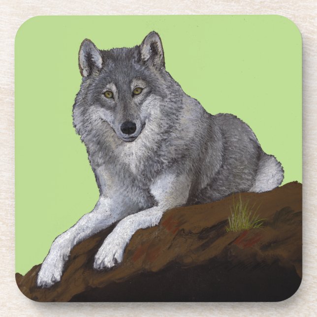 Dessous-de-verre Loup (Devant)