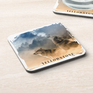 Dessous-de-verre Loups de Yellowstone