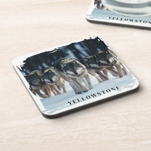 Dessous-de-verre Loups de Yellowstone