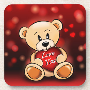 Dessous-de-verre L'ourson t'aime