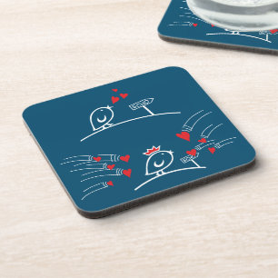 Dessous-de-verre LOVE ECHO - Comic Birds Tweetlercools 2