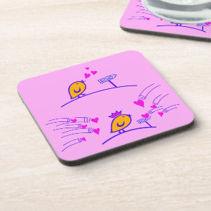 Dessous-de-verre LOVE ECHO - Comic Birds Tweetlercools 3