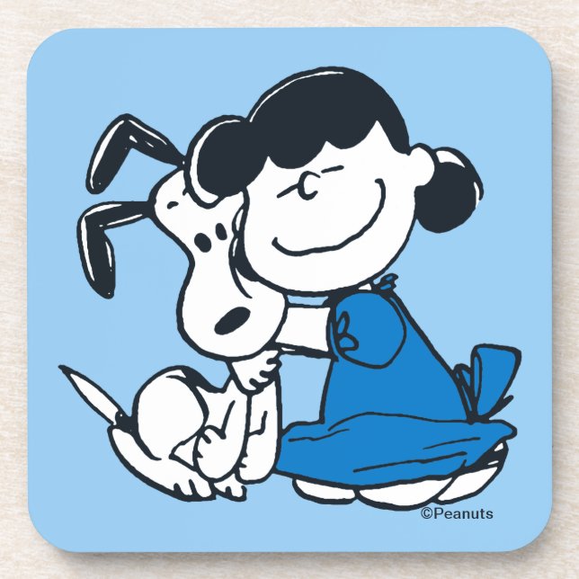 Dessous-de-verre Lucy Hugging Snoopy (Devant)