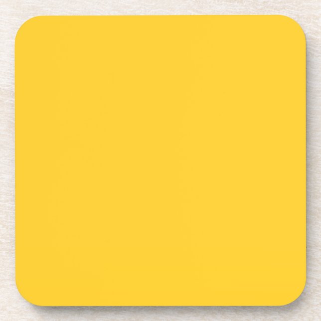 Dessous-de-verre Lumière solaire saturée et profonde jaune (Devant)