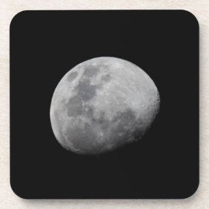 Dessous-de-verre Lune avec ciel noir   Zambie, Luangwa Sud