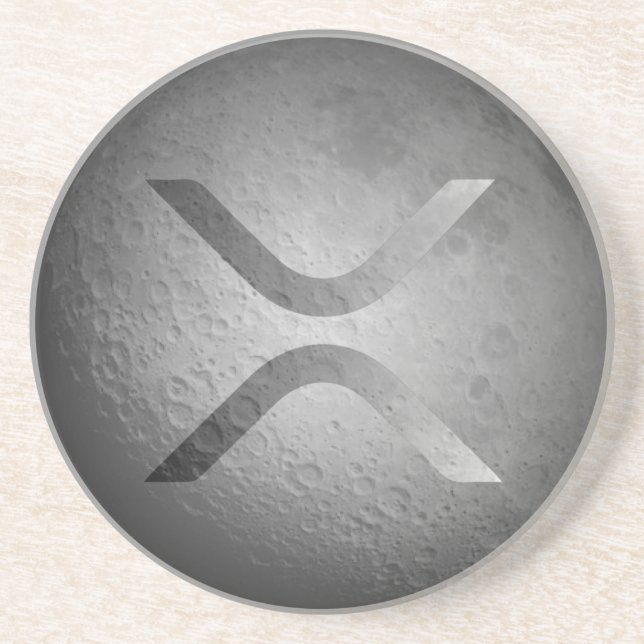 Dessous de verre Lune XRP (Devant)
