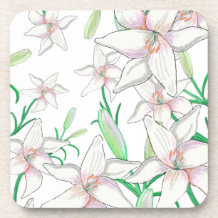 Dessous-de-verre Lys blancs