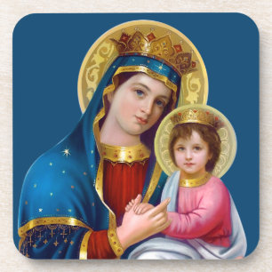 Dessous-de-verre Madone et Enfant