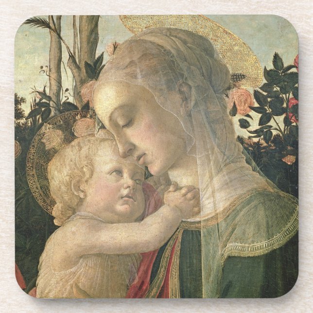 Dessous-de-verre Madonna et enfant avec St John le baptiste, detai (Devant)
