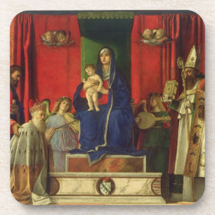 Dessous-de-verre Madonna et enfant (retable de Barbarigo) 1488