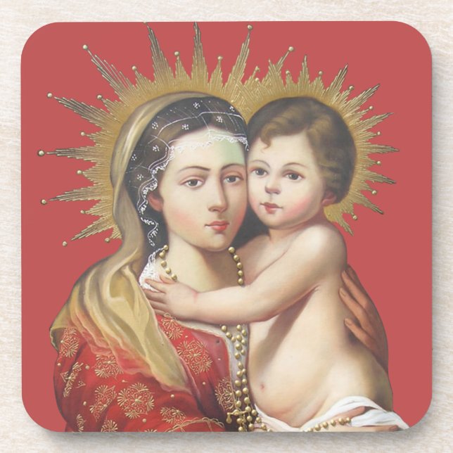 Dessous-de-verre Madonna et l'enfant (Devant)